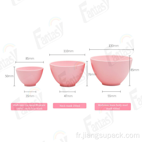 Mask Bowl Silicone Face Mask Masking Bowl